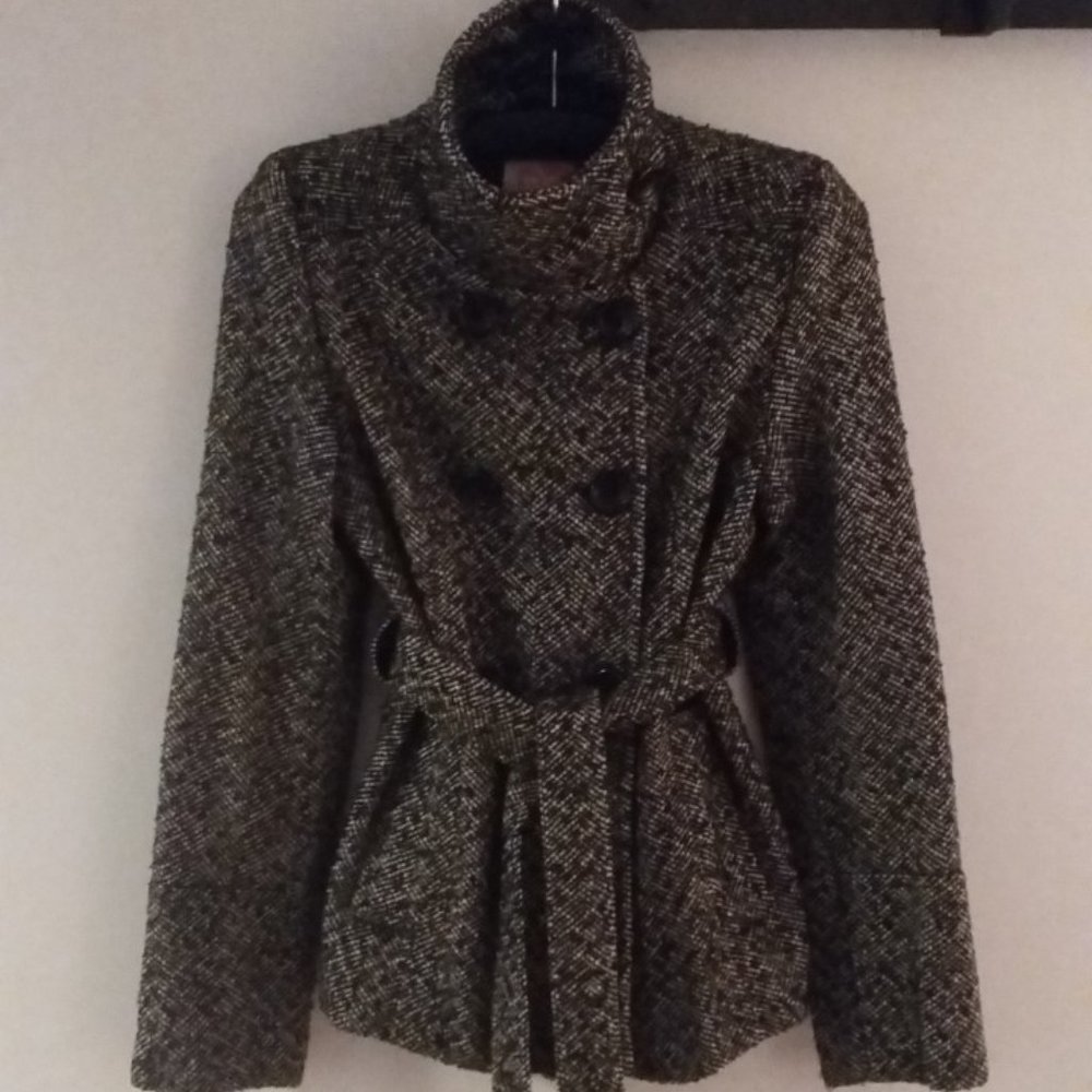 Black peacoat size M